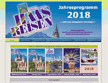 Tablet Screenshot of haas-reisen.de