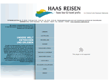 Tablet Screenshot of haas-reisen.com